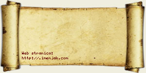 Ana Hamović vizit kartica